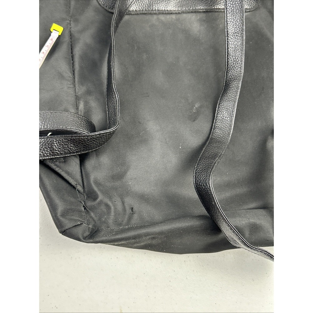 Disney Cruise Line Excl. Backpack Black Nylon w Leather Accents Mickey‎ Ears - Picture 8 of 9